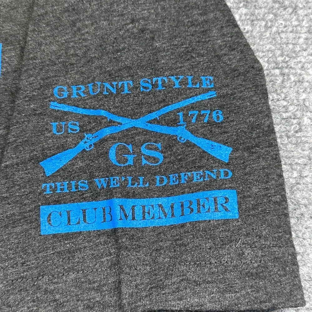 Grunt Style T Shirt Mens XL Grey FAFO The Clown Graphic Short Sleeve Tee - Picture 5 of 11